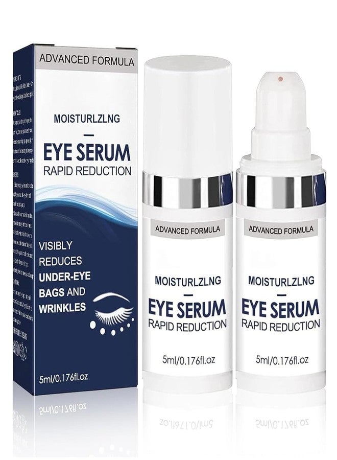 Traboto Rapid Reduction Eye Serum, Advanced Formula Instant Eye Serum, Anti Aging Serum Visibly Reduces Under-eye Bags, Nourishing Eye Serum, Suitable For All Skin Type (2Pcs) - Image 1